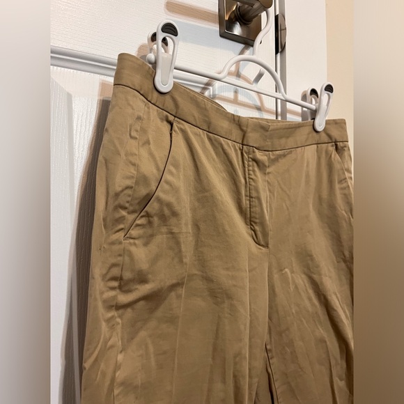 Massimo Dutti Classic Kaki Tan Slacks, Size 4 - Picture 2 of 6